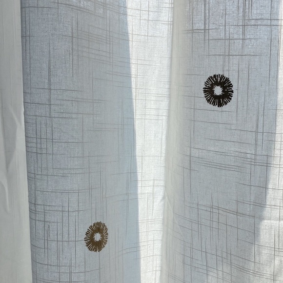 Nate Berkus Accents Nate Berkus One Window Panel Metallic Gold